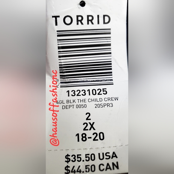 TORRID Star Wars Baby Yoda The Child Black Crew Tee! NWT! - Picture 7 of 7